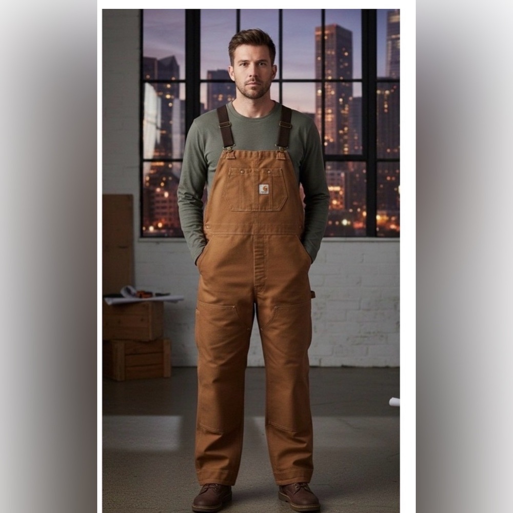 Carhartt Firm Duck Insulated Bib Overalls